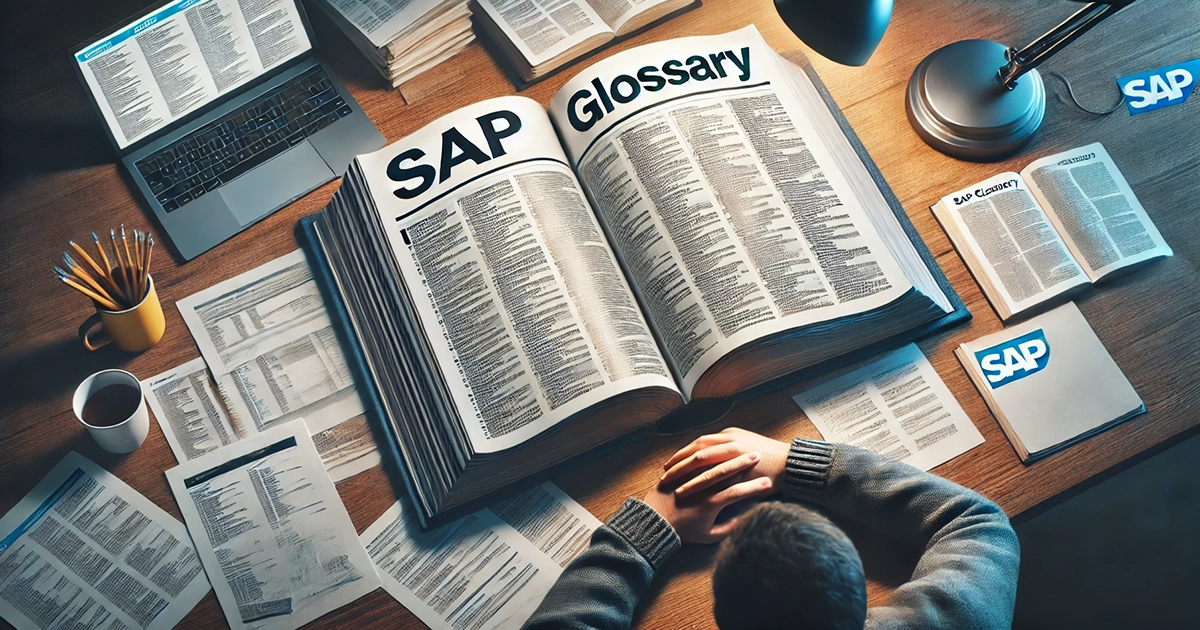 SAP Glossary