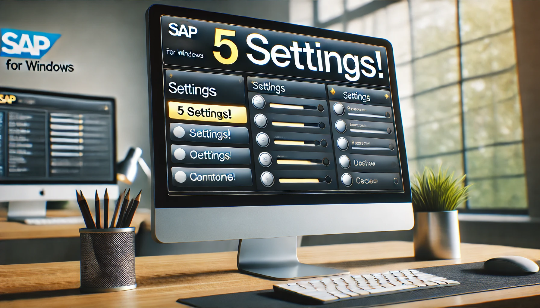 SAP GUIをインストールしたら必ず設定すべき設定5選